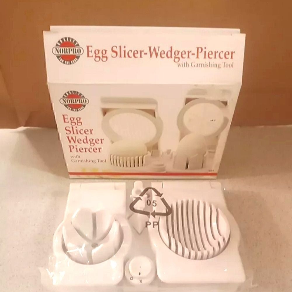 Norpro Egg Slicer- Wedger- Piercer with Garnishing Tool -  NWOT